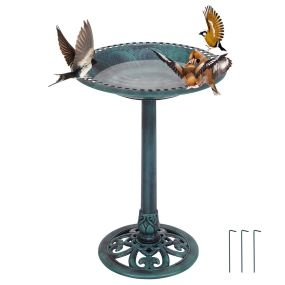 Comedero para pájaros de pie 51 x 72 cm para balcón jardín y patio exterior