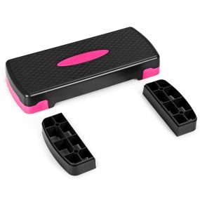 Step aeróbico para casa, gimnasio y oficina, 250 kg, 66 x 28 x 10-15 cm