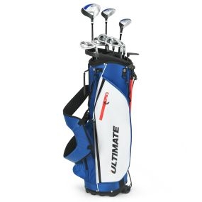 Set de 9 palos de golf con bolsa de transporte para hombre azul