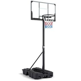 Canasta de baloncesto exterior ajustable 290-365 cm con ruedas y base rellenable