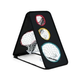 Red de golf para chip de doble cara con 5 agujeros y estructura triangular negra