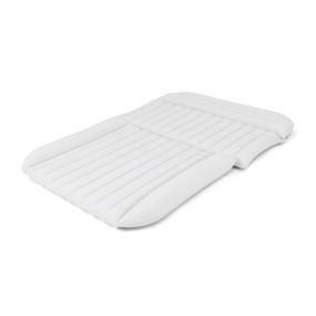 Colchón Inflable para Auto Colchón de Aire para SUV Flocado con Bomba 3 Boquillas y Bolsa de Transporte 190 x 130 cm Beige