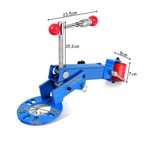 Herramienta para Extender y Reformar Guardabarros con Brazo Ajustable Marco de Metal Rodillo Arqueado para Mantenimiento de Automóviles