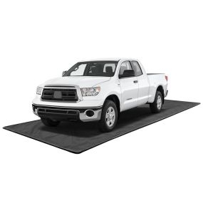 Alfombra de garaje antideslizante 2,7x6,7 m con escobilla y cintas adhesivas para camionetas y SUV