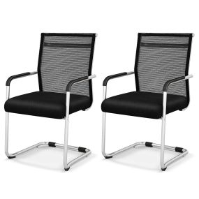 Set de 2 sillas de jardín con brazos resistentes al clima 54 x 54 x 95 cm marrón y negro