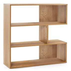 Librería Estantería Librería Abierta de 3 Estantes Estantería Libros Salón Dormitorio Estudio Oficina Natural 84 x 29,5 x 83,5 cm Natural