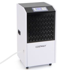 Kit Profesional de Control de Humedad y Ventilación con Deshumidificador Blanco 118L/día y Ventilador Soplador 3 Velocidades 185°