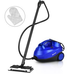 Limpiadora a vapor 2000 W 1,5 L 4 bar con cierre de seguridad y apagado automático azul