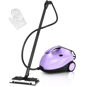 Limpiadora a vapor 2000 W 1,5 L 4 bar con cierre de seguridad y apagado automático púrpura