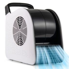 Ventilador soplador de alta velocidad 3 velocidades cabezal pivotante 185° 130W 552 m³/h