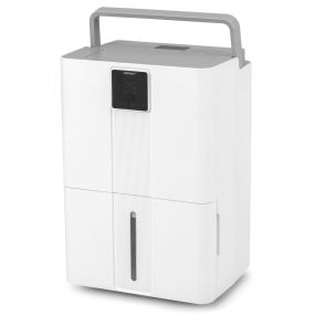 Deshumidificador para el Hogar con 3 Modos Temporizador de 24H Indicador de 3 Colores Bloqueo para Niños Blanco