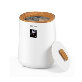 Calentador de toallas y mantas 18 L con pantalla LED y apagado automático, blanco