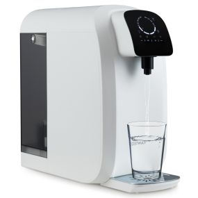 Filtro de Agua de Ósmosis Inversa para Encimera Sistema de Filtración de Agua de 5 Etapas RO + PPC con Luz UV Purificador Portátil Blanco