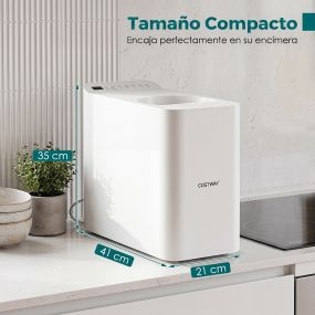 Compostador eléctrico 3L 500W con ventana transparente y 4 modos para hogar
