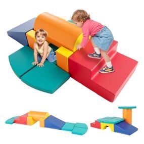 Juguetes de Escalada de Espuma 10 Piezas Equipo de Gimnasio Interior para Niños de 1 a 3 Años