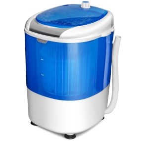 Mini Lavadora Compacta Duradera y de Ahorro Energético Azul 36 x 34 x 51 cm