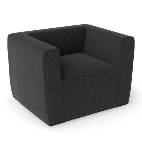 Sofá Hinchable Sillón Inflable Portátil con Funda Desmontable Amplios Reposabrazos y Asiento Espacioso Silla Sofá de Aire Individual Gris