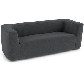 Sofá Hinchable Doble Sofá Hinchable Portátil con Funda Desmontable Reposabrazos Anchos y Asiento Espacioso Tumbona Hinchable Gris