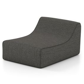 Silla Tumbona Inflable Sofá Hinchable Ergonómico Perezoso con Funda Desmontable y Base Antideslizante Sofá Cama de Aire Portátil Gris