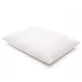 Puff cama 2 en 1 de pana suave gran tamaño con funda extraíble lavable 194 x 139 x 19 cm beige