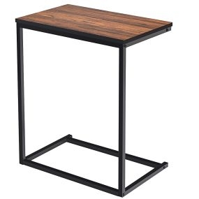 Mesa auxiliar para computadora de madera 55 x 35 x 65 cm