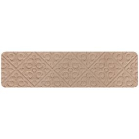 15 alfombrillas antideslizantes para escaleras 76 x 20 cm impermeables beige