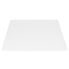 Alfombrilla de Silla de Oficina para Suelo de Madera 180 x 160 cm Alfombrilla de PVC Transparente para Sillas Rodantes Transparente