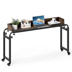 Set de Descanso y Trabajo en Cama con Escritorio Rodante Ajustable y Almohada de Cuña Ergonómica Soporte Multifuncional
