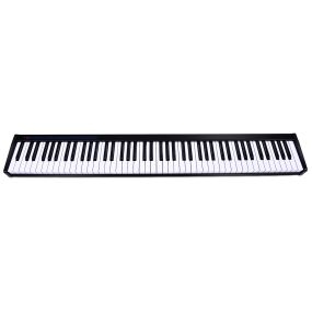 Piano Digital con 88 Teclas 128 Ritmos 128 Tonos 20 Demos Teclado Electrónico Bluetooth Interfaz MIDI USB MP3 Altavoz Auriculares Micrófono