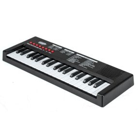 Teclado de Piano para Niños Piano Eléctrico Portátil de 37 Teclas con 8 Ritmos 8 Tonos y 22 Demos Instrumento Musical Electrónico Negro