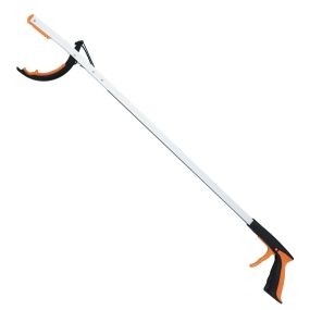 Herramienta de Agarre Larga 88 cm Pinza Multiusos de Aluminio Ligera para Jardín Recoger Basura o Ayuda para Mayores