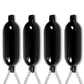Guardabarros marino de PVC 4 piezas 51x14 cm protección para barcos