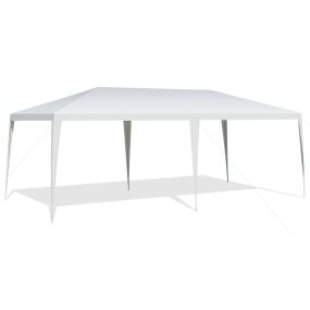 Toldo impermeable 3 x 6 m para boda, gazebo, fiestas y camping con cuerda de viento