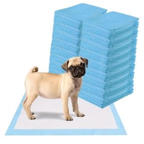 Alfombra Desechable 60 x 60 cm Super Absorbentes Secado Rápido con Control Olor y sin Pérdidas para Perros Gatos