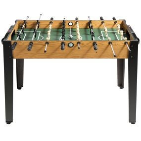 Futbolín de Madera con 2 Bolas para Casa Cuarto de Juegos y Bar 122 x 61 x 79 cm