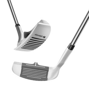 Astilladora de Palos de Golf de 89 cm Cuña de Lanzamiento de 36 Grados para Hombres y Mujeres para Cortar Golpes de Juego Corto Diestros