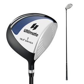 Palo de Golf Driver 460CC para Diestros con Varilla Grafito Agarre Goma Funda 10,5° Ligero para Principiantes