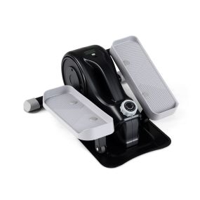 Elíptica portátil con resistencia magnética ajustable, pantalla LCD, 49 x 50 x 24 cm, negro