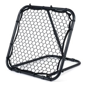 Red de rebote de fútbol negra con inclinación regulable 5 niveles 85 x 80 x 85 cm