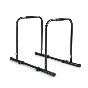 Barras de fondos ajustables con espuma ergonómica, 300 kg, estructura antideslizante, negro