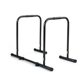 Barras de fondos ajustables con espuma ergonómica, capacidad 300 kg, estructura metálica negra
