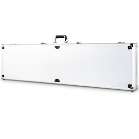 Estuche rígido para pistolas de aluminio Estuche para pistolas con 2 cerraduras de combinación de plata