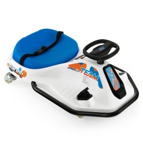 Karting Eléctrico para Niños Coche de 24 V con Giro de 360° Conexión Inalámbrica y USB Radio Música para Niños Pequeños de 3+ Años Azul