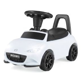 Coche de Empuje para Niños Juguete Deslizante con Diseño Pie en el Suelo y Almacenaje Coche para Sentarse y Patinar hacia Atrás Blanco