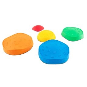 Piedras de Equilibrio de 5 Piezas para Niños para Interior y Exterior con Superficie Antideslizante para Niños Mayores de 3 Años Multicolor