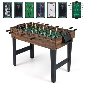 Mesa de Juegos 10 en 1 con Diseño Apilable Incluye Varios Juegos Clásicos Ideal para Familia y Adultos