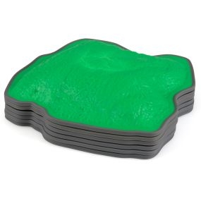 Juego de 6 piedras de equilibrio antideslizantes multicolor 25 x 24 x 4 cm para actividades sensoriales infantiles