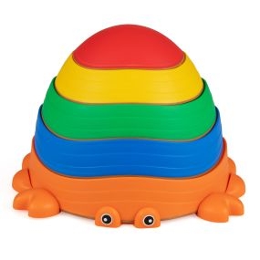 Juego de 5 piedras de equilibrio infantiles antideslizantes multicolor 36,5 x 34,5 x 27 cm