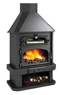 Estufa de Leña Chimenea Ebro (Bronpi)