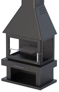 Estufa de Leña Chimenea Huesca (Bronpi)